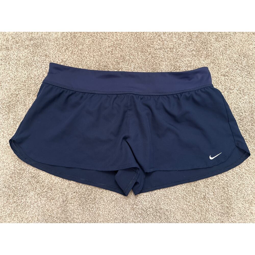 Nike Women's Midnight Navy Solid Element Quick Drying Swimming Boardshorts, XL - Picture 3 of 8